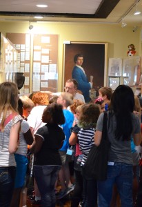 Students from Safety Harbor Elementary School take the 10,000 Years of Florida History tour.
