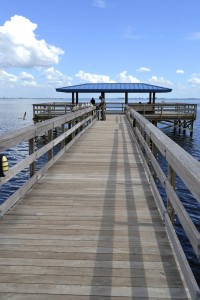 The Safety Harbor Marina Pier.