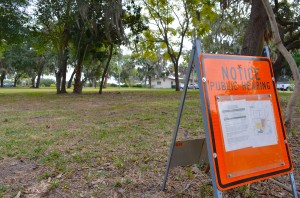 A developer plans to build six single-family homes on this half-acre parcel in downtown Safety Harbor.