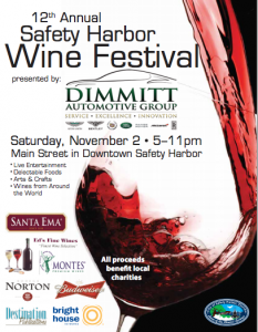 2013 Safety Harbor Wine Festival Flyer