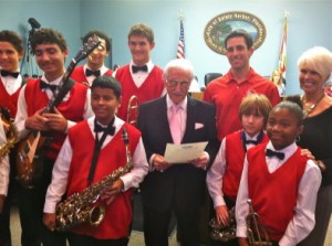 Local jazz singer and teacher Sonny LaRosa was named co-marshal of the 2013 Safety Harbor holiday parade.