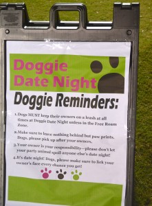 Safety Harbor Doggie Date Night 2014.