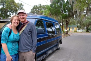 Sean and Amanda Kennedy of the Blue Van Project.