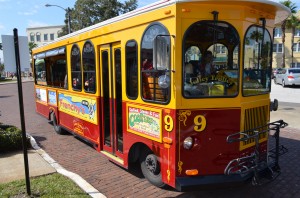 The Jolley Trolley began service in Safety Harbor on Saturday Feb. 1, 2104.