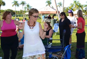 Denise Moore of Tampa dances to the Randall Bramblett Band.