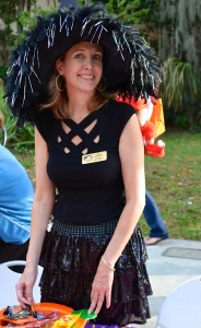 Safety Harbor City Commissioner Nina Bandoni enjoying the city's 2013 Halloween festivities.