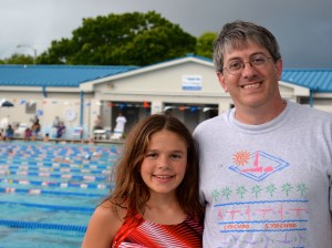 Warren Firschein and his 11-year-old daughter, Sophie Goldsmith.