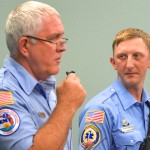 Safety Harbor firefighters John Weston (l) and Charles Russell, Jr.