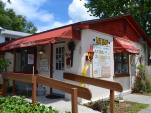 Lois Spencer's shop, Antiques and Collectibles, on Main Street in downtown Safety Harbor.