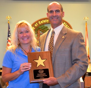 Christine McWilliams and Safety Harbor Mayor Andy Steingold.
