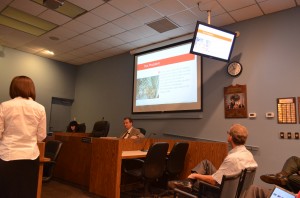 Safety Harbor's Darci Woodiwiss gave a presentation on puppy mills last week.