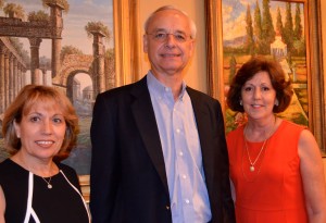 SH Chamber of Commerce officials Marie Padavich, Paul Pfiefer and Susan Petersen.