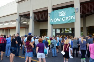 More than 700 people waited in line for the grand opening of the Whole foods Market at Westfield Countryside Mall last week.