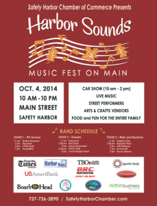 Harbor Sounds 2014 flyer