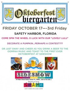 Oktoberfest on Friday, Oct. 17 will be the first event held at Sideshow. Credit: SHAMc