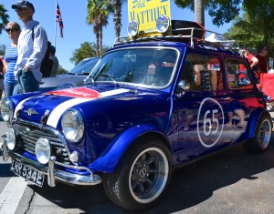 Cool  cars like this Mini Cooper will abound at the All British Car Show Saturday.