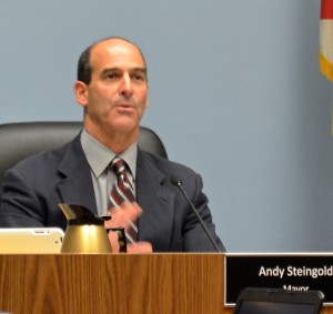 Mayor Andy Steingold expressed his thoughts on being called a hypocrite on Monday.