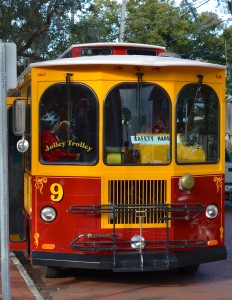 The Jolley Trolley began service in Safety Harbor on Feb. 1. 2014.