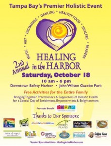 The 2nd annual Healing in the Harbor holistic health event is this Saturday, Oct. 18 at  John Wilson Park.