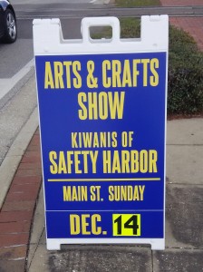 The Kiwanis Arts & Craft Show is Sunday, De. 14 from 9am-4pm.