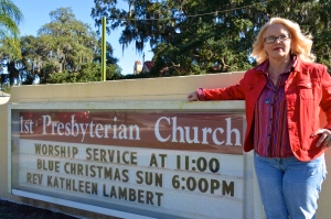 Pastor Kathleen Lambert of the First Presbyterian Church of Safety Harbor.