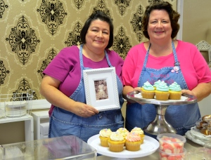 Sweet Ida Mae's Bakery owners Mary Kay Oney and Kathy Gonya.