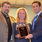 Steve and Kelli Chickos with then Safety Harbor Mayor Joe Ayoub in November 2013.