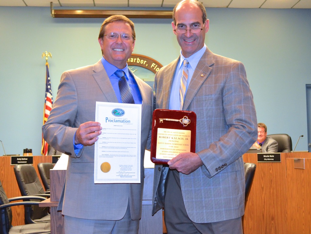 Departing Safety Harbor Elementary Principal Honored By the City
