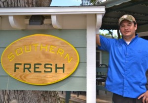 Southern Fresh owner Aaron Stewart.