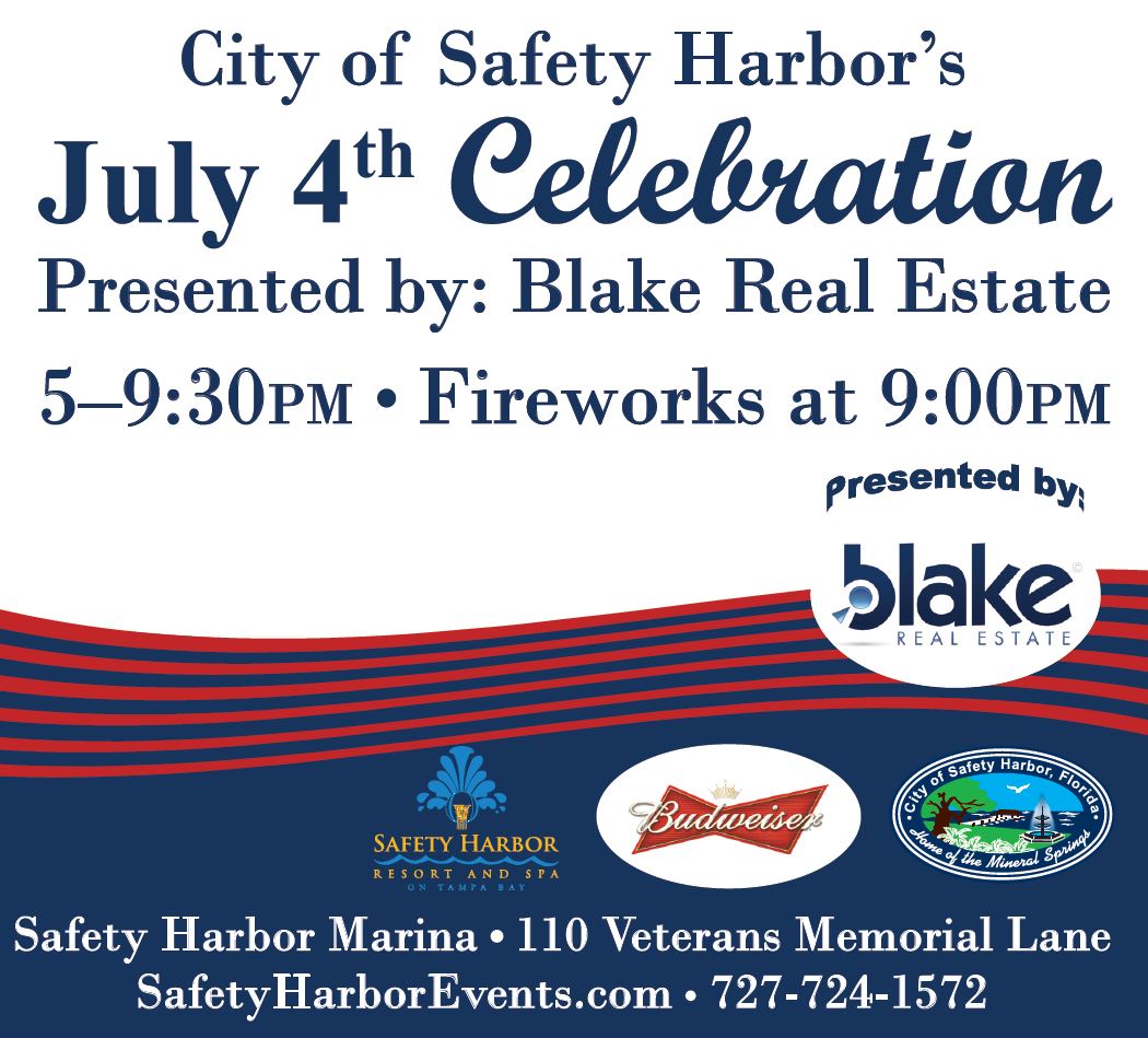 Safety Harbor 4th of July Celebration and Fireworks Show Safety