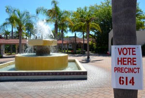 The polling stations in Safety Harbor have been pretty quiet so far this year.