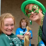 Emily Coe of Palm Harbor shows off her sheared locks.