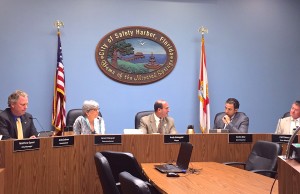 The newly configured Safety Harbor City Commission.