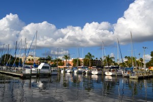 The Safety Harbor Marina and Waterfront Park is located at 110 Veterans Memorial Lane.