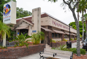 The Paradise restaurant is located at 443 Main St. in downtown Safety Harbor.