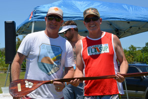 Chad Fisher, Orange Board Company and Bruce Denson, Florida Cup SUP Race Coordinator