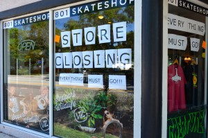 The 801 Skateshop on Main Street in Safety Harbor is closing its doors.