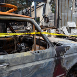 Devastation caused by the fire at the Kautz family home in Safety Harbor.