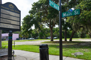 This lot on the corner of 2nd St. N. and Main St. could be used for public parking if city officials can come to an agreement with the land owner.