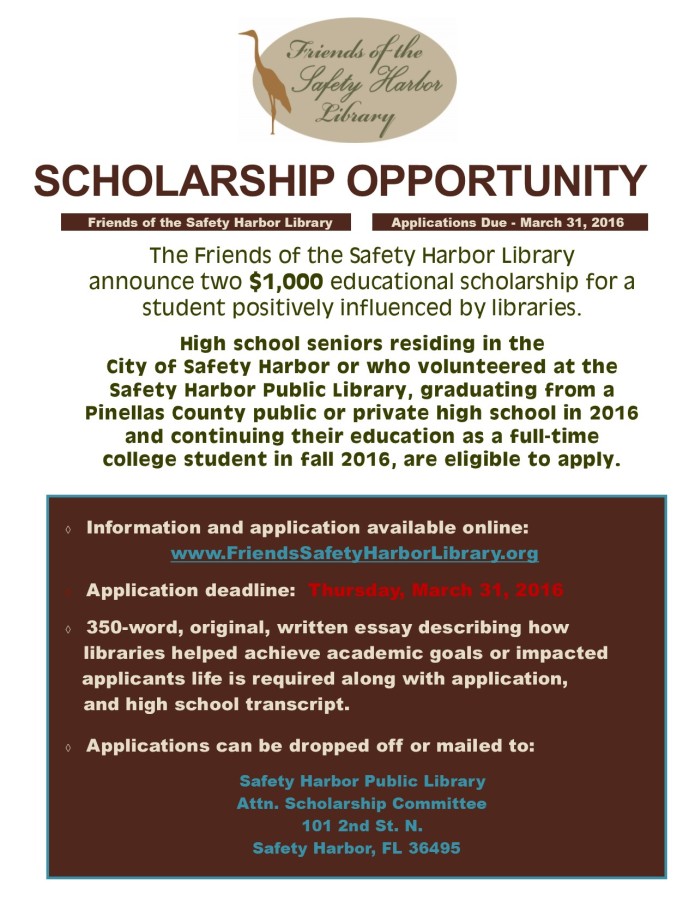 Scholarship Flyer - 2016