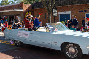 Laura Kepner and George Weiss were selected as co-grand marshals for the 2016 Safety Harbor Holiday Parade on Saturday, Dec. 17.