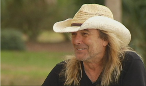 A screen shot of Cheap Trick lead singer, and longtime Safety Harbor resident, Robin Zander. Credit: Bright House Networks/Bay News 9.