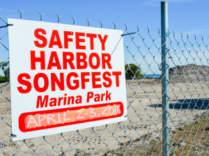 Work on the Safety Harbor's Waterfront Park is expected to be completed in time for the Safety Harbor Songfest in early April.