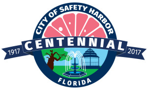 The City of Safety Harbor's centennial logo. Credit: City of Safety Harbor.