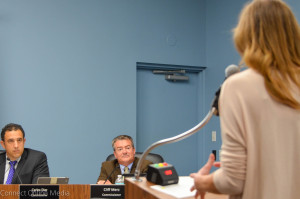 MOSH executive director Mercedes Ofalt speaks to the Safety Harbor City Commission on Monday, Mar. 7, 2016.