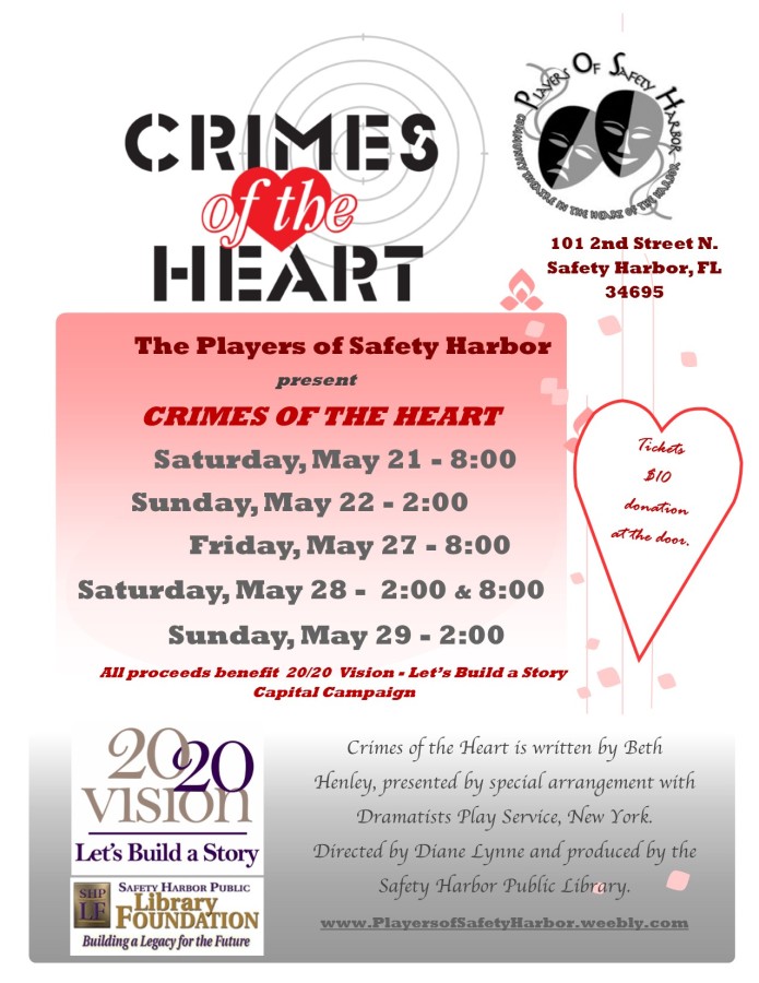 Crimes of the Heart Performance Flyer