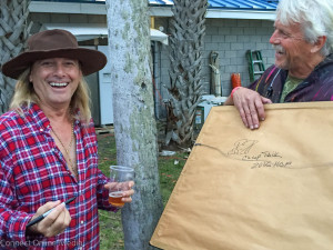 Robin Zander singed a picture of the Rock and Roll Hall of Fame for Todd Ramquist after his 2016 Safety Harbor Songfest set on 