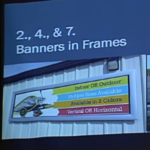 A screen shot of the type of banner signs that are now allowed based on the City of Safety Harbor's sign code.