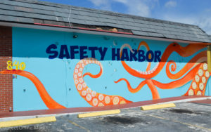 A mural that was painted recently in downtown Safety Harbor, part of a countywide initiative to add more public art in communities. 