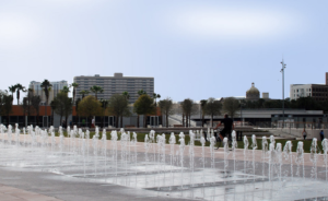 A screenshot of the interactive fountains at Curtis Hixon Park in Tampa. Safety Harbor Mayor Andy Steingold has said his idea to install such a fountain in town is based on this design.